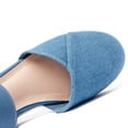 thumbnail image 3 of Women's Platform Wedge Heel Espadrille Sandals - Comfortable Insole Lightweight Rubber Sole, Close-Toe Adjustable Elastic Ankle Strap Slip-On Summer Sandals, 3 of 7