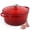 Red, variant on Enameled Cast Iron Dutch Oven, TAIMASI 5QT Dutch Oven Pot with Lid & Cotton Potholders, Heavy-Duty Cookware for Braising, Stews, Roasting, Bread Baking, All Stovetop Compatible (Cream White)