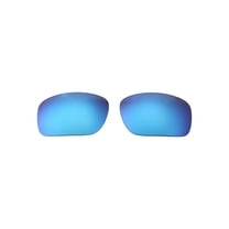 Walleva Ice Blue Polarized Replacement Lenses for Oakley Shocktube Sunglasses