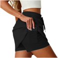 thumbnail image 2 of Wutalume Women's Casual Outdoor Sports Skirt - Quick-Dry High-Waisted Skirt Pants for Hiking Running and Beach Activities,Black 2XL, 2 of 8