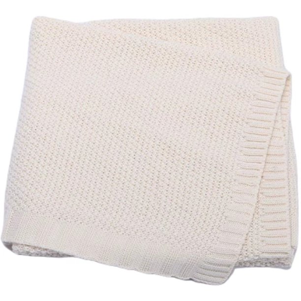 Manta de punto de color sólido para niños, manta para bebé, manta para siesta de jardín de infantes, manta para bebé, manta para sofá de adultos, manta para aire acondicionado