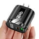 thumbnail image 4 of Fast Quick Charge Phone Fast Wall Charger 65W PD USB C QC3.0 Fast Charging Adapter 2 Plug, 4 of 5