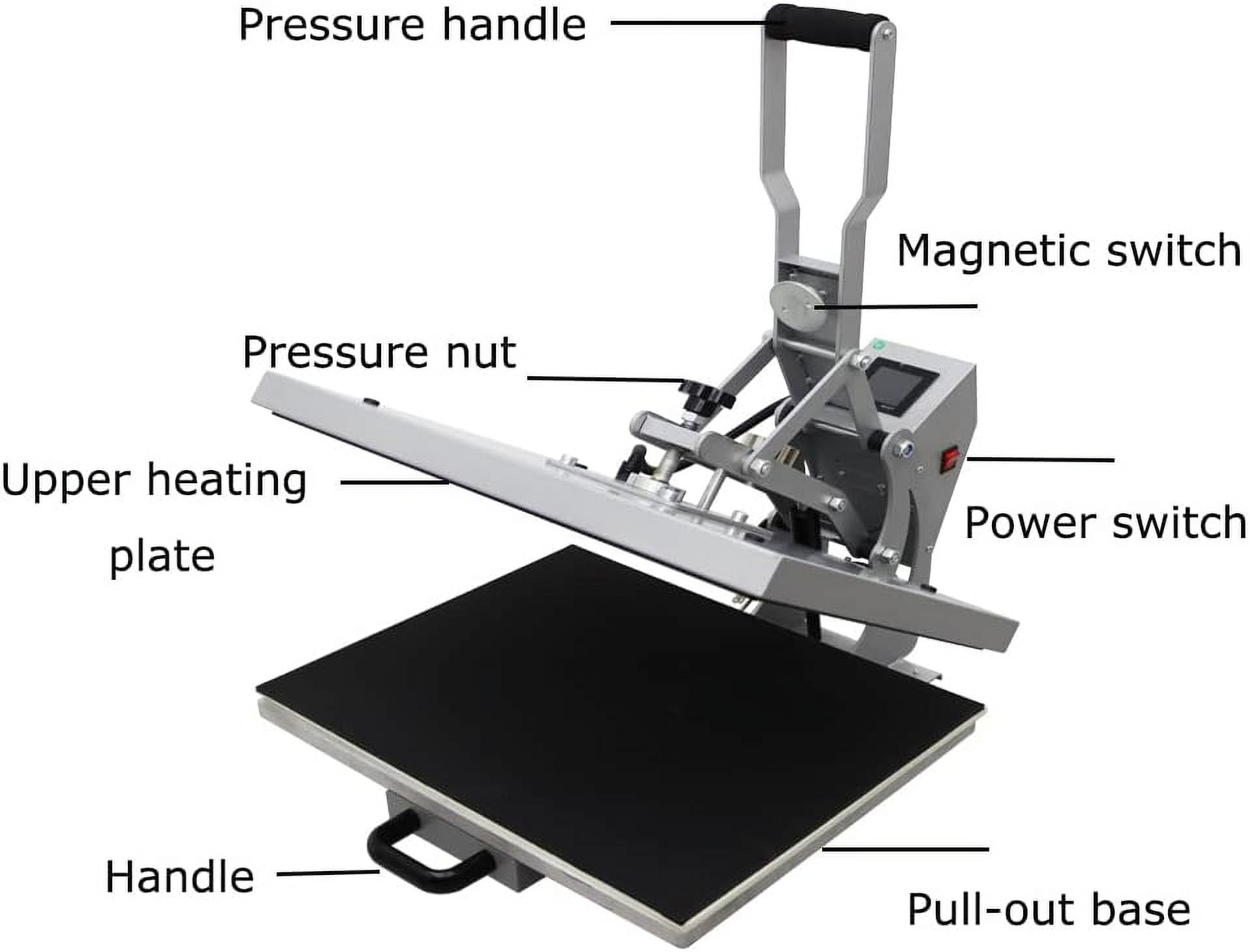 16*20'' Drawer Design Semi-Automatic Electric Heat Press Machine Flat Heat Press Machine