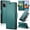 Green, variant on ETFAST Leather Phone Case Wallet With Card Holder Zipper For Redmi Note 10 Pro Max High Quality Leather Phone Case