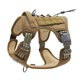 thumbnail image 1 of taille L, Brun Vert , Harnais De Chien Anti Traction, Harnais Tactique Chien Respirant Rglable Facile Mettre Pour Moyen Grand Chien, Gilet Durabl, 1 of 5