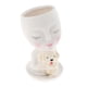 thumbnail image 2 of Figura de maceta con cabeza de niña, escultura, adorno de escritorio, maceta con cara para flores Blanco, 2 of 8