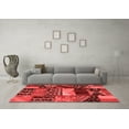 thumbnail image 3 of Ahgly Company Indoor Rectangle Patchwork Red Transitional Area Rugs, 7' x 10', 3 of 4