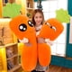thumbnail image 2 of Creative gift expression carrot pillow doll birthday gift carrot plush toy lovely expression package Christmas gift carrot dollnaughty120cm Deng Xun unisex, 2 of 2