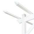 thumbnail image 6 of Pearington Arched Trellis Garden Arbor, White PVC, 6 of 8