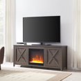 thumbnail image 3 of Henn&Hart 58" Alder Brown TV Stand, 3 of 5