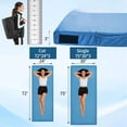 thumbnail image 4 of 3 Inch Memory Foam Camping Mattress Pad, Dual Layer Thick Sleeping Camp Mat for Sleepover Car Tent, Portable Roll Up Mattress for Adults with Travel Bag, 4 of 9