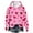 Hot Pink, variant on KyCheLot Girls Hoodie Sweatshirt Cute Print Pullover Warm Lined Long Sleeve Valentine's Day Tops 3-14 Years