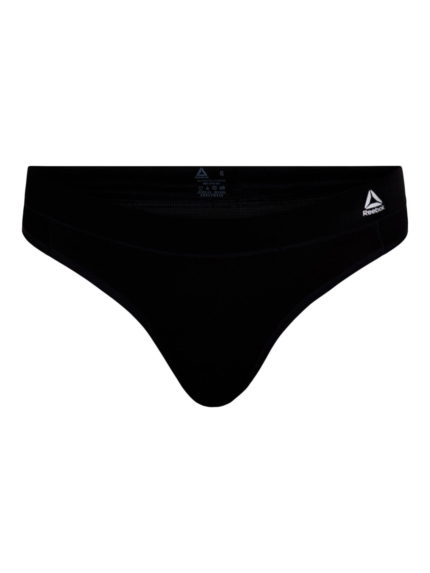 Reebok Women's Underwear Airtech Performance Thong Panties, 6-Pack, Sizes XS-3XL