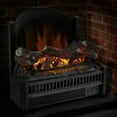 thumbnail image 3 of Pleasant Hearth Electric Log Insert with Removable Fireback with Heater, 3 of 4