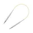thumbnail image 3 of Uxcell Size US 10 Knitting Needles Circular Needle 16 inch Round Metal Stainless Steel Needle for Handmade Projects DIY Knitting, 3 of 6