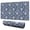 Blue Pioneer Flower-1, variant on Long Mouse Pads for Desk,Blue Pioneer Flower and Paisley Pattern Desk Mats on Top Of Desks, Desk Mouse Pad Extra Large with 3mm Non-Slip Base and Stitched Edge for Gaming,Office,Work,Home 47.3"x23.6"