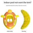 thumbnail image 3 of Piscina Para Bebés Con Dosel Para El Sol, Anillo De Natación Inflable, Flotador De Piscina Para Bebés, Juguetes De Agua Para Niños Guardurnaity OD012935-00, 3 of 6