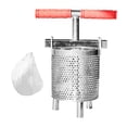 thumbnail image 2 of Exprimidor de verduras, prensa para relleno de dumplings, prensa de manteca de cerdo que ahorra esfuerzo, exprimidor de limones para hacer sidra en 3L con pies, 2 of 8
