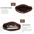 thumbnail image 6 of KL928 Purses for Women Shoulder Handbags Hobo Bags Tote Bag Women's Gifts (S-Chestnut Brown), 6 of 7