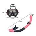thumbnail image 6 of Diving Glasses Silicone Breath Separation Anti-fog Diving Goggles for Outdoor, 6 of 7