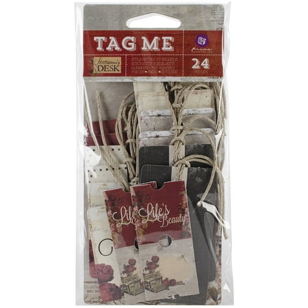 Prima Marketing Stationer's Desk Tag Me Tags & Tickets-6 Each