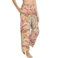 thumbnail image 2 of Daiia Indian Paisley 1 Women's Sleep Pant with Pockets and Drawstring,Pajama Pants-Large, 2 of 9