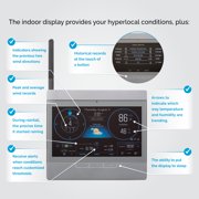 AcuRite Atlas Weather Station with HD Display for Temperature, Humidity, Wind Speed/Direction with Hyperlocal Forecast, Alerts, and Barometer (01125M)