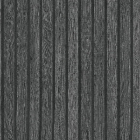 shiyou-Black Wood Slat Wallpaper Peel and Stick Wood Grating Stripe Shiplap Wall Paneling Self Adhesive Removable Wood Grain Contact Paper 17.7”x100” Wooden Slat Wallpaper for Cabinets Wall Covering