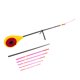 thumbnail image 1 of Mini Caña de Untas Resistente a Baja Temperatura Aparejos para Pescado en Río Lago Amarillo 20cm Baoblaze Caña de pescar de hielo de invierno, 1 of 8