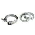 thumbnail image 2 of HPS Stainless Steel 6" V Band Clamp Kit Stainless Steel Flanges Quick Release, 2 of 2