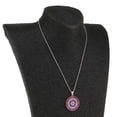 thumbnail image 3 of Gargantilla Yuyangstore Disco Colgante de Plata con Diamantes de Imitación para Mujer, 3 of 8