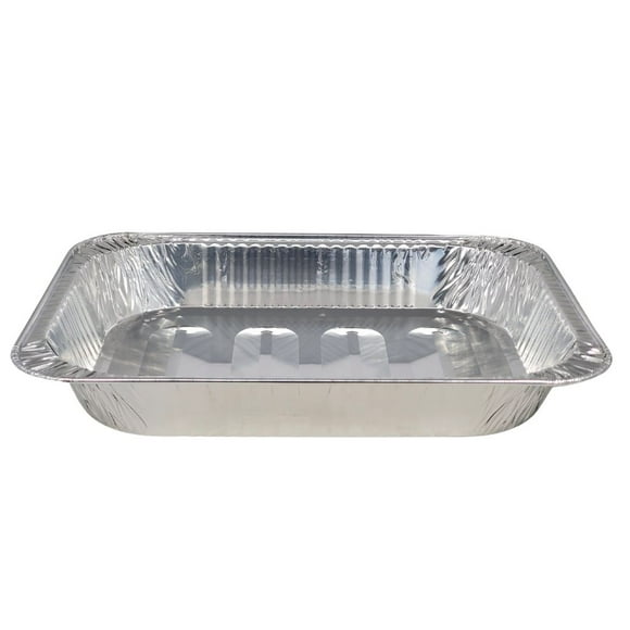 Rhino-Foil - Aluminium Foil Tray - Rectangular - Pack of 50 - Durable & Disposable - Ideal for Cooking, Baking & Serving - Food Service Use (50ct)