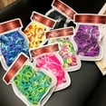thumbnail image 3 of 100PCS Solid Color Hair Tie No Damage Elastic Hair Band Ponytail Holder with Bag, 3 of 10