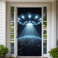 thumbnail image 6 of UFO Themed Sci Fi Space Background Banner Party Decorations Photography Props for Cosplay Events Alien Themed Gatherings Sci Fi Conventions, 6 of 9