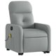 thumbnail image 5 of Sillón reclinable de masaje Electric Power Lift VidaXL gris claro, 5 of 9