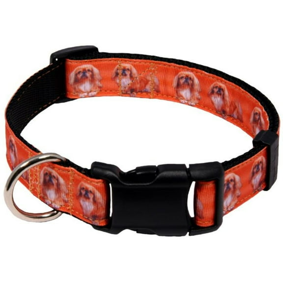 Country Brook Petz® Pekingese Everyday Ribbon Dog Collar Limited Edition, Extra Large