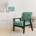 thumbnail image 2 of Designart "Coastal Tranquility Polka Dots Pattern" Upholstered Polka Dots Accent Chair and Modern & Contemporary Arm Chair - Multiple Color & Pattern, 2 of 7