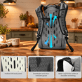 Hiking Hydration Pack with Grey-3L Water Bladder for Outdoor Cycling ...