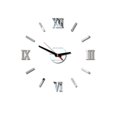 thumbnail image 2 of 3D DIY Roman Numbers Acrylic Mirror Wall Sticker Clock Home Decor Mural Decals, 2 of 3