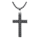 thumbnail image 1 of Collar Dije De Cruz Vintage Acero Inoxidable Para Hombre Xtellar negro, 1 of 4