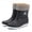 Black, variant on Herrnalise Women's Flats Non-slip Round Toe Athletic Shoes Waterproof Galoshes Rain Boots,Clearance