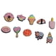 thumbnail image 2 of 50 Uds. De abalorios de zapatos de postre de dibujos animados para niños y adultos, encantadores adornos de PVC para zapatos, regalo de decoración para Pascua, 2 of 8