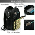 thumbnail image 4 of Balery Summer Watermelon Mochila con carga USB para hombre y mujer - Mochila impermeable y antirrobo para laptop con puerto USB para viajes, trabajo, 4 of 7