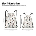 thumbnail image 2 of Bingfone Yoga Labrador Retriever Drawstrings Backpacks Bags for Men Women Gym Drawstrings Bag-Medium, 2 of 6