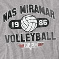 thumbnail image 2 of Top Gun T-Shirt Nas Miramar Volleyball Unisex Graphic Tee For Men & Women, 2 of 7