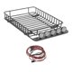 thumbnail image 2 of Metal Roof Rack With 5 Led S For 1/10 Rc Crawler Car Traxxas -4 Axial Scx10 90046 Scx10 Iii Axi03007, 2 of 5