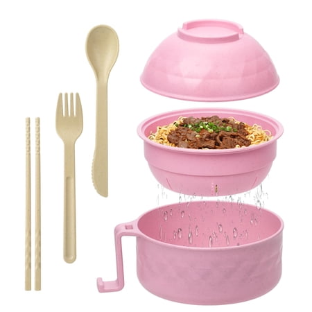 Ramen Cooking Bowl | Noodle Bowl | College Dorm Essential (Unisex) | Portable Noodle Bowl | Ideal Gift for Home Office Dorm & College Life | BPA-Free Ramen Cooking Bowl | Noodle Bowl | College Dorm Essential (Unisex) | Portable Noodle Bowl | Ideal Gift for Home Office Dorm & College Life | BPA-Free