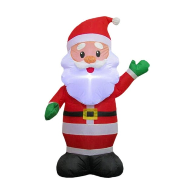 Papá Noel Inflable Navideño Resistente A La Intemperie, Decoración Navideña Para Patio, Estilo A