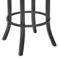 thumbnail image 5 of Bree 26" Counter Height Barstool in Mineral Finish with&nbsp;Vintage Black Faux Leather and Grey Walnut, 5 of 6