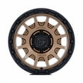 thumbnail image 3 of 17x9 Fuel Offroad FC884 Fortress Matte Bronze With Gloss Black Wheel 5x5 (-12mm), 3 of 3
